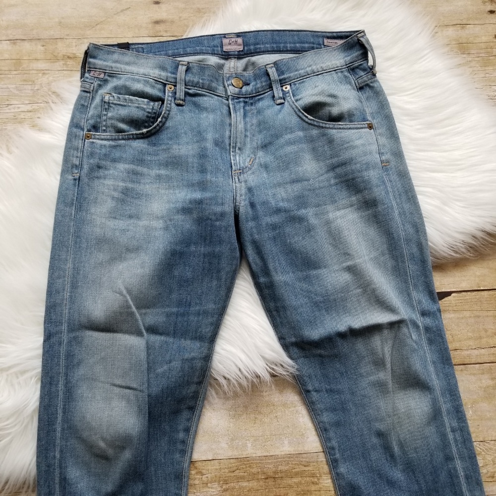 CITIZEN OF HUMANITY EMERSON SLIM BOYFRIEND ROLL UP